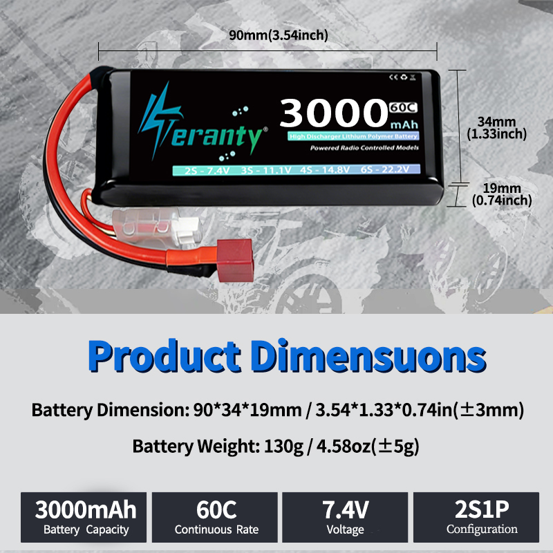 TERANTY 2S 3000mAh Bateria Lip – Rc And Hobby recenzja i cena