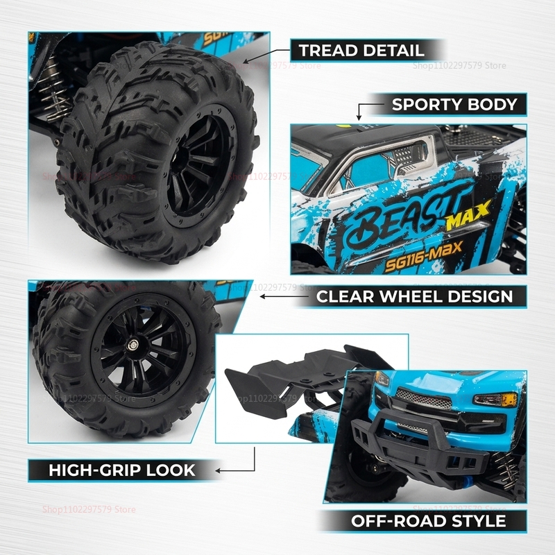 SG116‑MAX/PRO 4WD zdalnie ster – Rc Hobby Grade Drift Car recenzja i cena